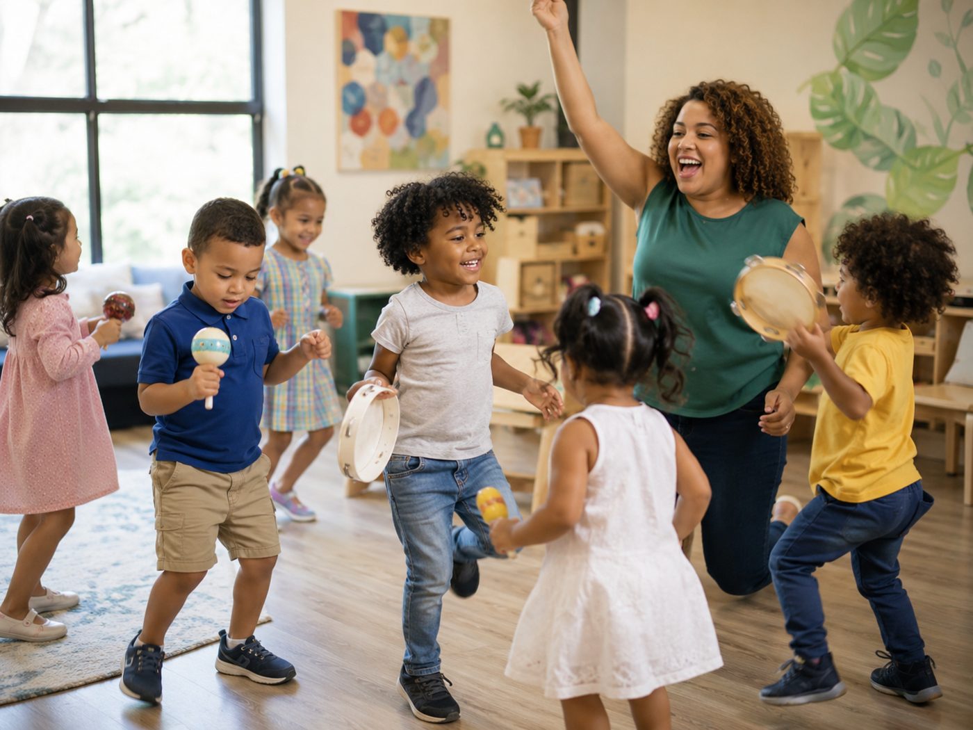 Early-education center scene