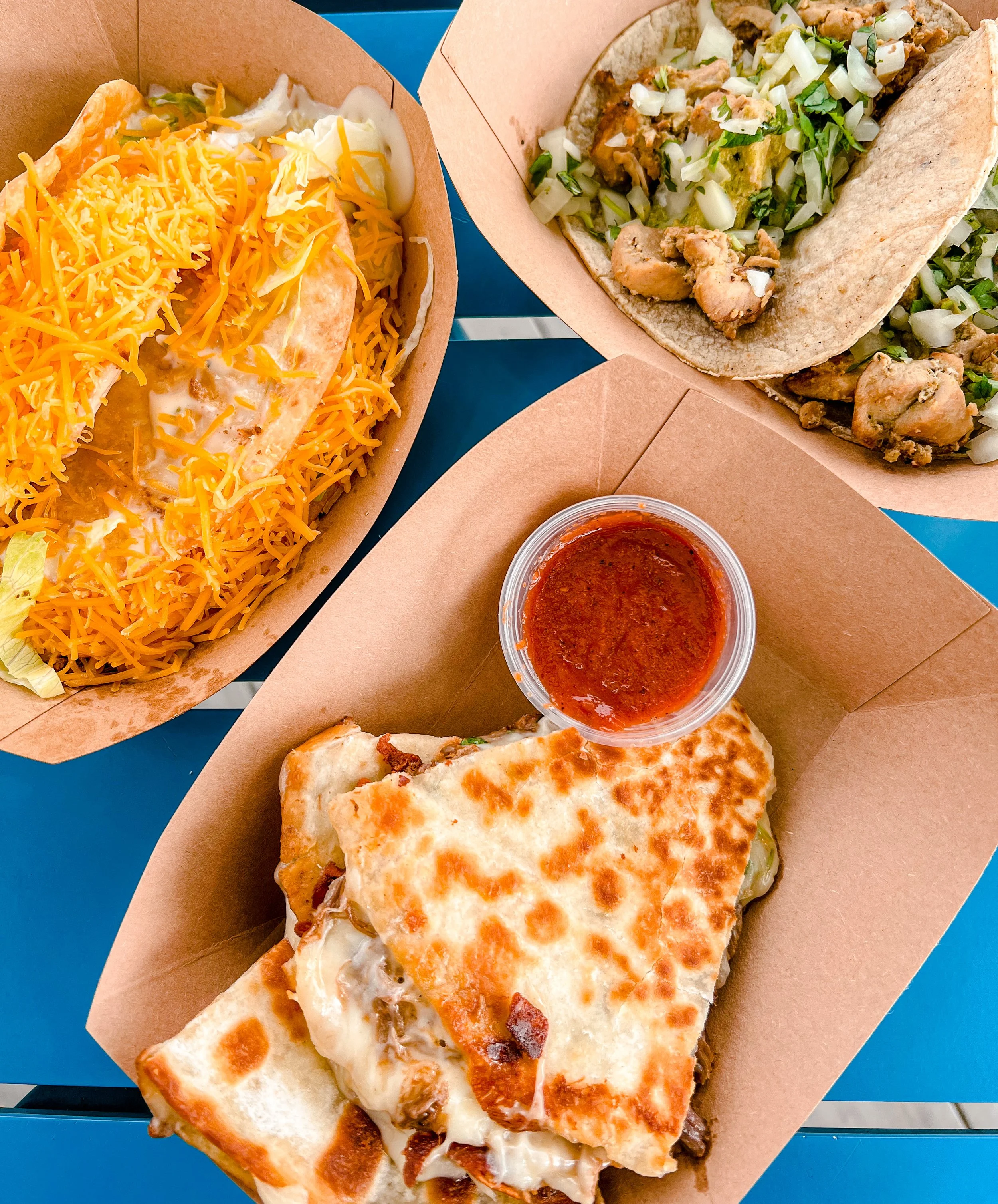 Food at Gallito Taqueria
